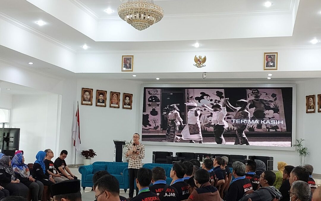 Pelepasan Mahasiswa Program Kampus Mengajar Angkatan 5 di BBPMP Prov. Jabar oleh Dirjen Pauddikdasmen.