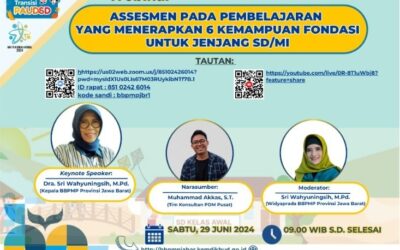 Pendampingan “Assesmen pada Pembelajaran yang Menerapkan 6 Kemampuan Fondasi” bagi Pendidik dan Tenaga Kependidikan Jenjang SD/MI Se-Jawa Barat
