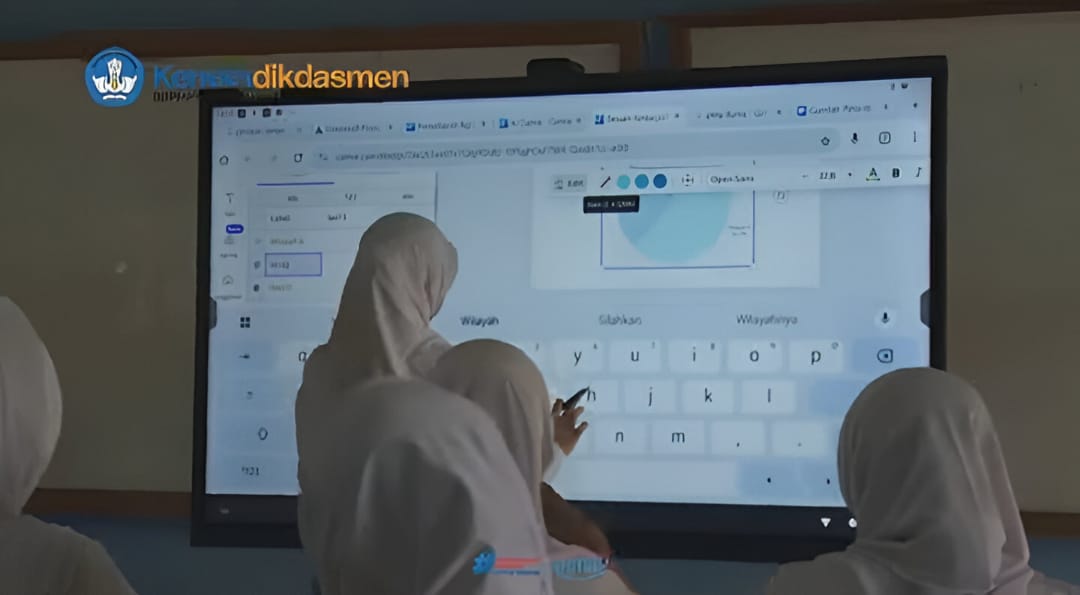 Digitalisasi Pembelajaran di SMAN 1 Indramayu Hadirkan Kelas Lebih Interaktif Melalui Pemanfaatan IFP