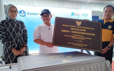 Mendikdasmen Tuntaskan Peresmian Program Revitalisasi Puluhan Sekolah di Kabupaten Garut