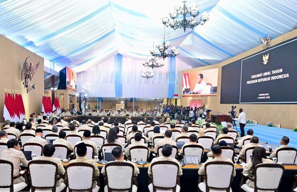 Taklimat Awal Tahun 2026, Presiden Prabowo Tegaskan Pentingnya Evaluasi Menyeluruh dan Kerja Konkret Pemerintah