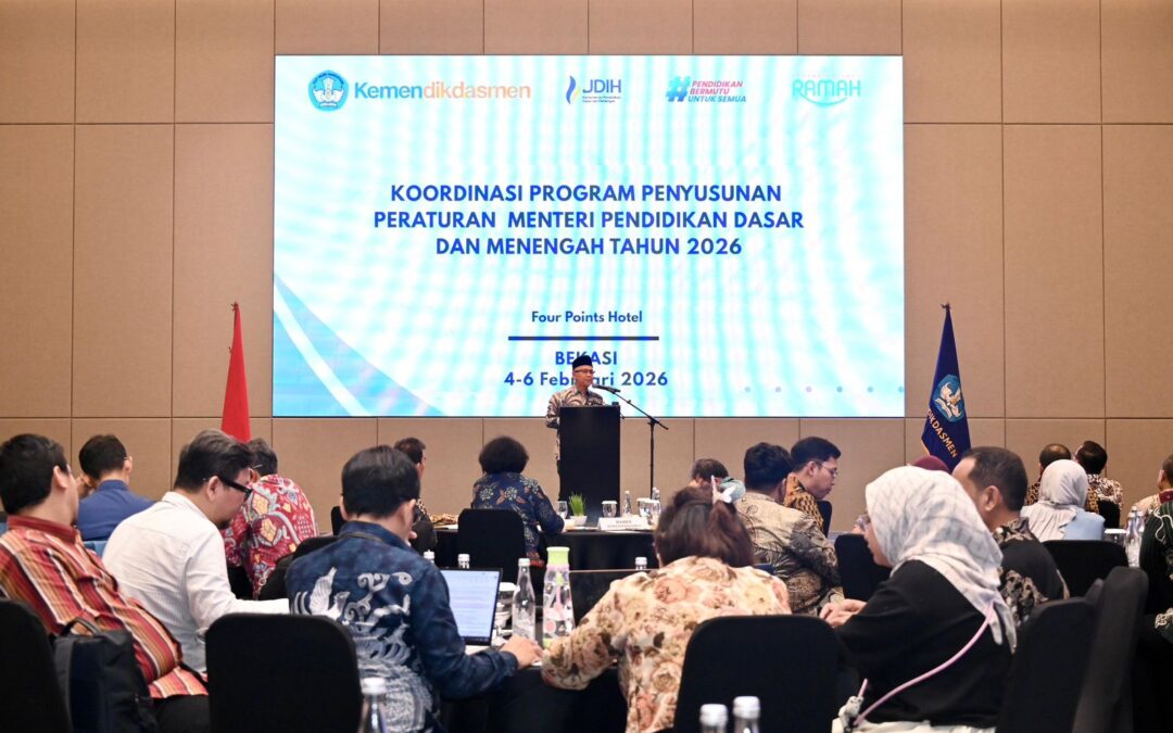 Kemendikdasmen Dorong Penataan Regulasi Pendidikan